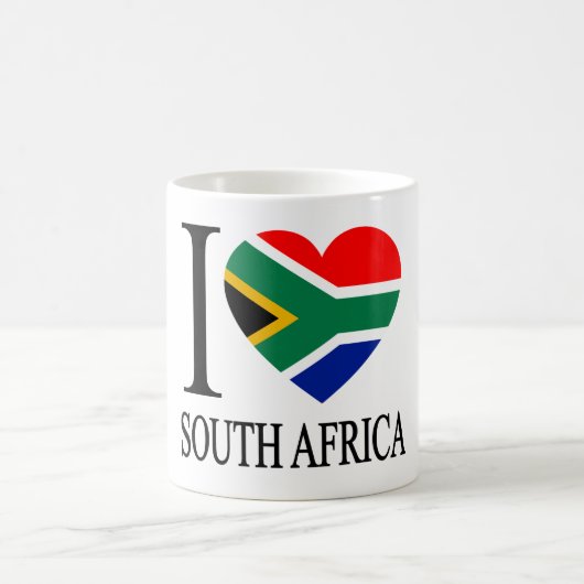 Ik hou van Zuid-Afrika Koffiemok (Center)