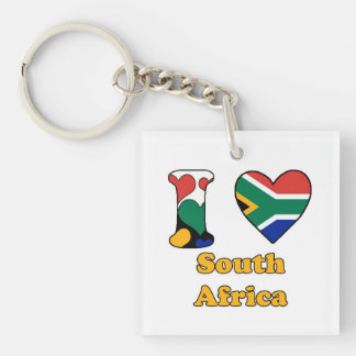 Ik hou van Zuid-Afrika Sleutelhanger