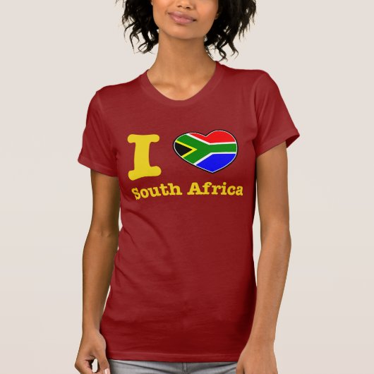 Ik hou van Zuid-Afrika T-shirt (Voorkant)