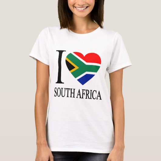 Ik hou van Zuid-Afrika T-shirt (Voorkant)