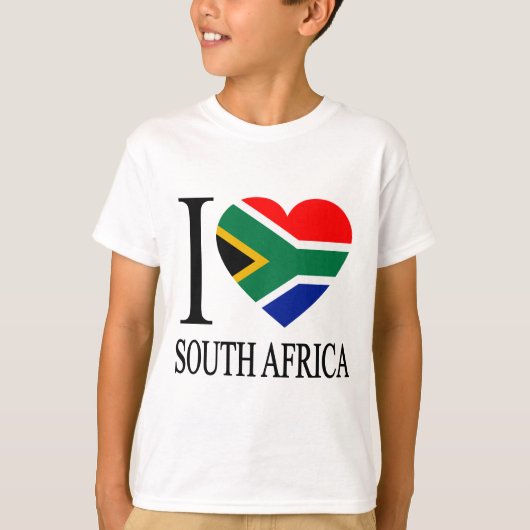 Ik hou van Zuid-Afrika T-shirt (Voorkant)