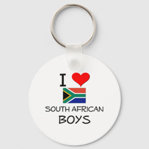 Ik hou van Zuid-Afrikaanse jongens Sleutelhanger