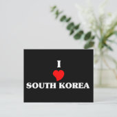 Ik hou van Zuid-Korea Briefkaart (Staand voorkant)