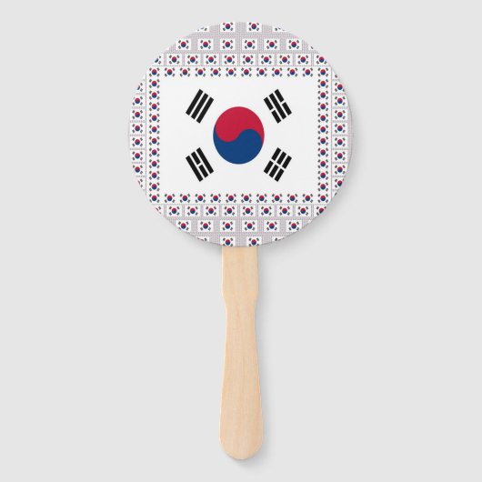 Ik hou van Zuid-Korea Handwaaier (Voorkant)