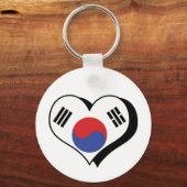 Ik hou van Zuid-Korea Sleutelhanger (Voorkant)