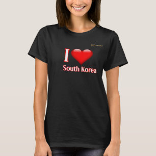 Ik hou van Zuid-Korea T-shirt