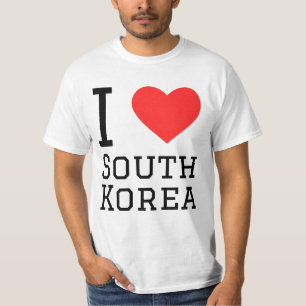 Ik hou van Zuid-Korea T-shirt