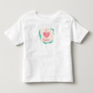 ik hou van zus kinder shirts