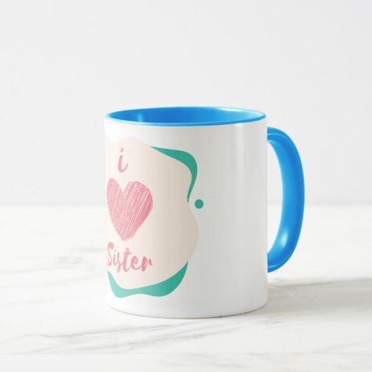 Ik hou van zuster mok (Voorkant rechts)