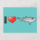 Ik hou van zuster Sharks Briefkaart (Voorkant)