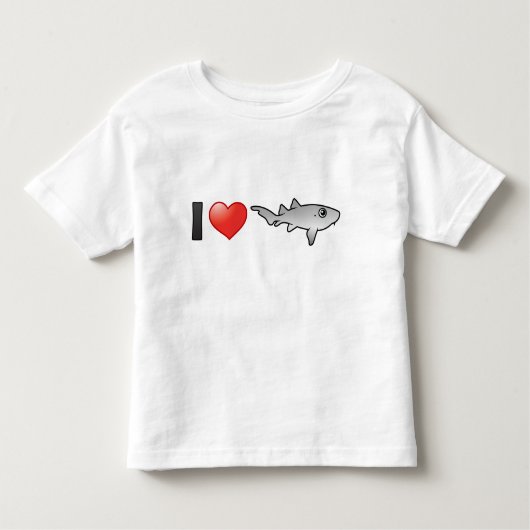 Ik hou van zuster Sharks Kinder Shirts (Voorkant)