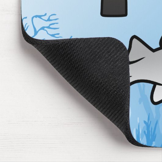 Ik hou van zuster Sharks Muismat (Hoek)