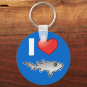 Ik hou van zuster Sharks Sleutelhanger (Voorkant)