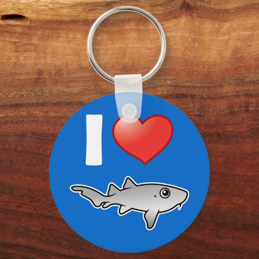Ik hou van zuster Sharks Sleutelhanger (Voorkant)