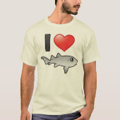 Ik hou van zuster Sharks T-shirt (Voorkant)