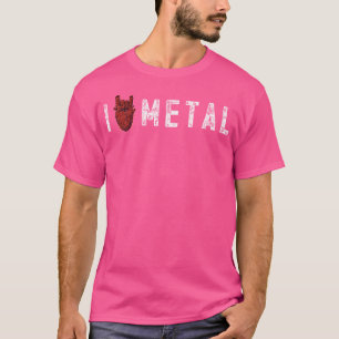 Ik hou van zwaar metaal t-shirt