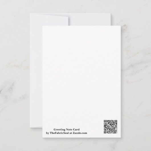 Ik hou van zwart wit en grijs kleur gestreept ontw kaart (Achterkant)