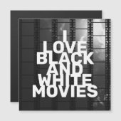Ik hou van zwarte en witte films met filmstrips (Voorkant / Achterkant)