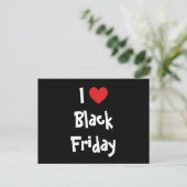 Ik hou van Zwarte Vrijdag Briefkaart (Staand voorkant)