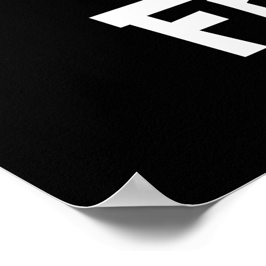 Ik hou van Zwarte Vrijdag Poster (Hoek)