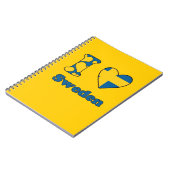Ik hou van Zweden Notitieboek (Linkerzijde)