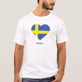 Ik hou van Zweden T-shirt (Voorkant)