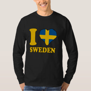 Ik hou van Zweden Zweedse wortels Zweedse trots Zw T-shirt