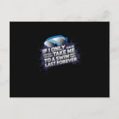 Ik hou van zwemmen, breng me naar een schemerbijee briefkaart (Voorkant)