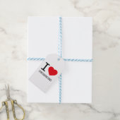 IK HOU VAN ZWEMMEN CADEAULABEL (Met Touw)