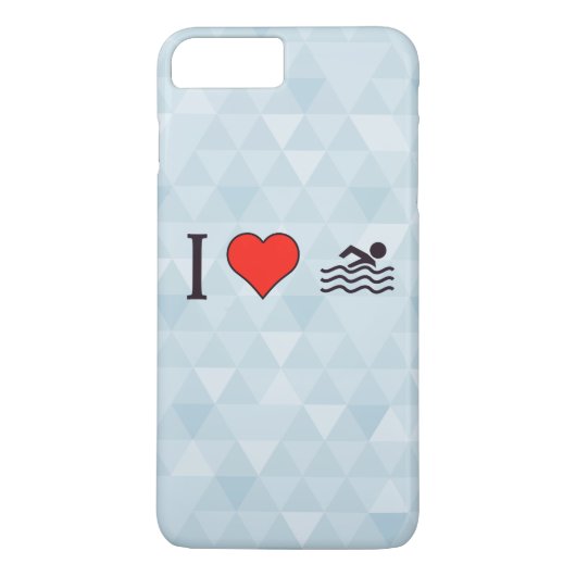 Ik hou van zwemmen Case-Mate iPhone case (Achterkant)