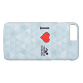 Ik hou van zwemmen Case-Mate iPhone case (Achterkant (Horizontaal))