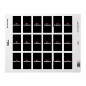 Ik hou van zwemmen etiket (Full Sheet)