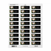 Ik hou van zwemmen sport bewerkbaar modern Abstrac Etiket (Full Sheet)