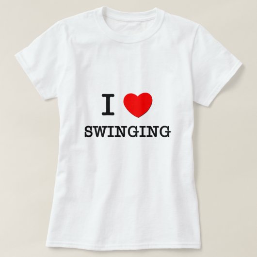 Ik hou van zwemmen t-shirt (Design voorkant)