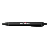 Ik hou van zwemmen zwarte inkt pen (Bodem)