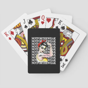 Ik hou van zwemmen - Zwemmam niet zwak design Pokerkaarten