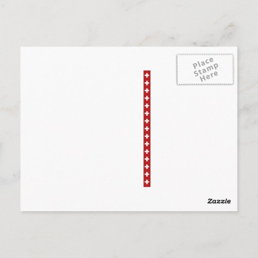 Ik hou van Zwitserland Briefkaart (Achterkant)