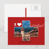 Ik hou van Zwitserland Briefkaart (Voorkant / Achterkant)