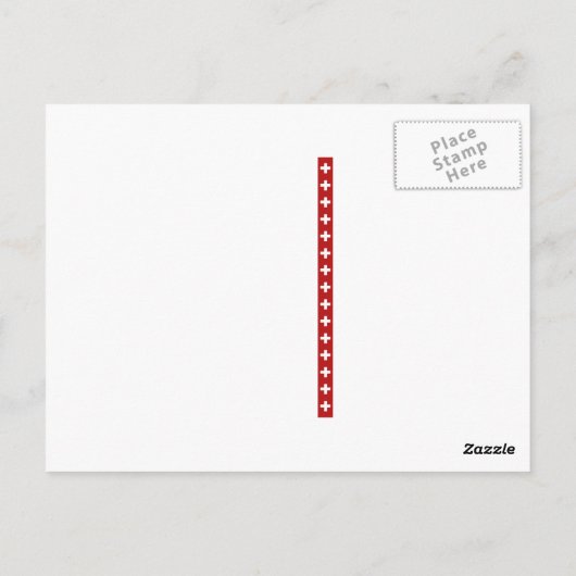 Ik hou van Zwitserland Briefkaart (Achterkant)