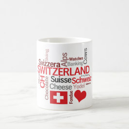 Ik hou van Zwitserland favoriete Zwitserse dingen Koffiemok