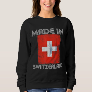Ik hou van Zwitserland in mijn dna Zwitserse vlagg Trui