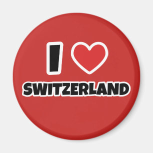Ik hou van Zwitserland Magneet