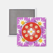 Ik hou van Zwitserland Magnet (Voorkant / Achterkant)