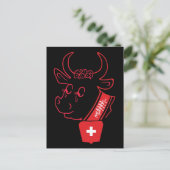 Ik hou van Zwitserland Postkarte Briefkaart (Staand voorkant)