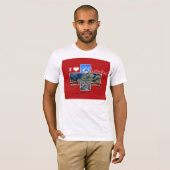 Ik hou van Zwitserland T-shirt (Voorkant volledig)