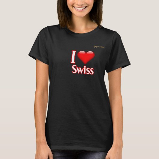 Ik hou van Zwitsers T-shirt (Voorkant)