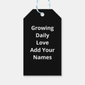 Ik hou vandaag meer van je dan gisteren Romantisch Cadeaulabel (Achterkant)