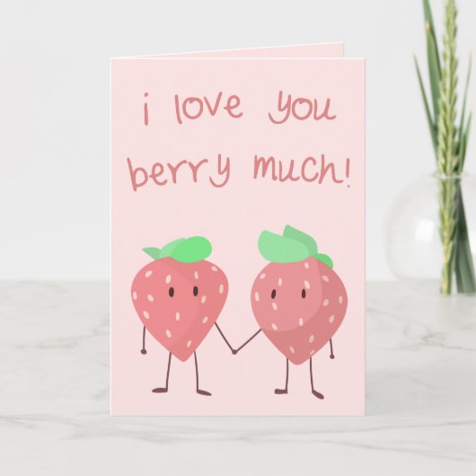 Ik hou veel van je, Berry! Kaart (Voorkant)