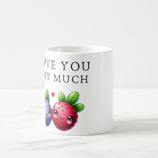 Ik hou veel van je Berry Koffiemok (Center)