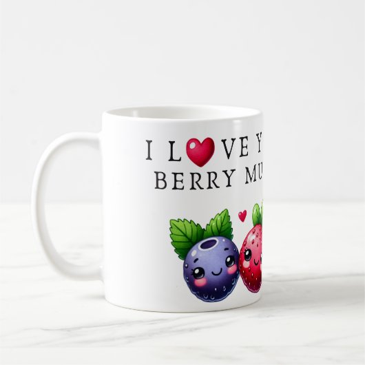 Ik hou veel van je Berry Koffiemok (Links)